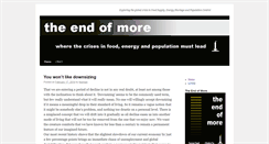 Desktop Screenshot of endofmore.com